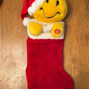 Smiley Face Christmas Stocking smiley face vintage works!
